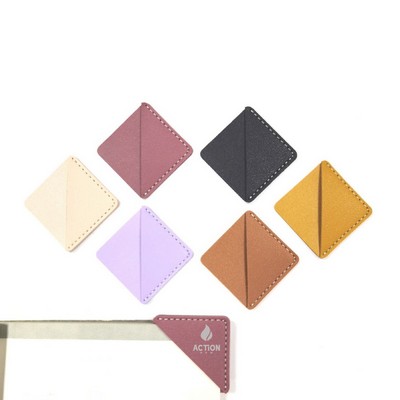 Pu Leather Page Corner Bookmarks