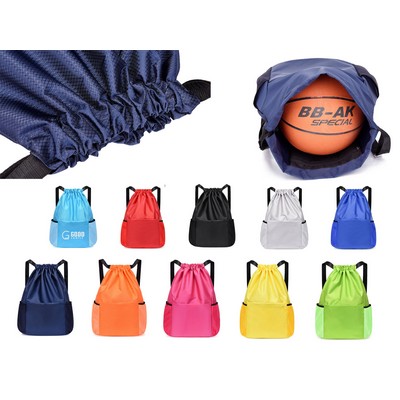 Basketball Drawstring Backpack