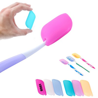 Silicone Toothbrush Head Cover Case for Travel and Hygiene Protection