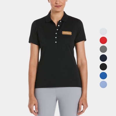 Callaway® Vent Moisture Wicking Women's Ottoman Golf Polo Shirt