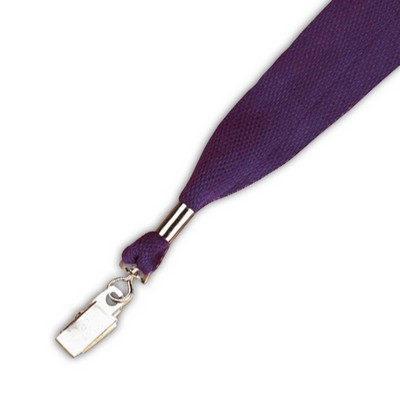 Plain Lanyard w/Swivel Bulldog Clip (18"x3/8")