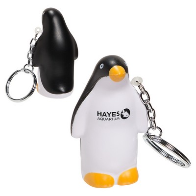 Penguin Stress Reliever Key Chain