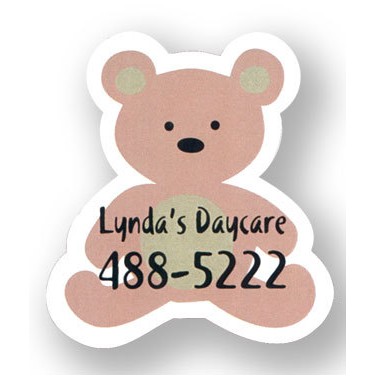 Teddy Bear Stock Shape Magnet (2 3/16"x2 3/8")