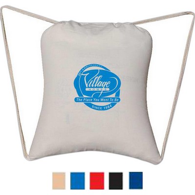 Cotton Drawstring Backpack