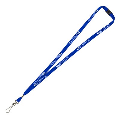 "LaSalle" 3/8" Import Air Ship Silkscreen Lanyard