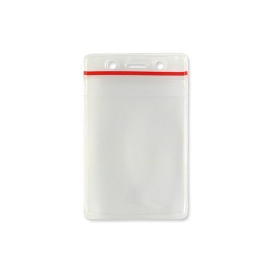 Resealable Zip Lock Badge Holder (Vertical)