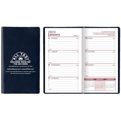 Castillion Softtouch Vinyl Weekly Planner without Map