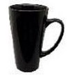 16 Oz. Black Topeka Funnel Mug