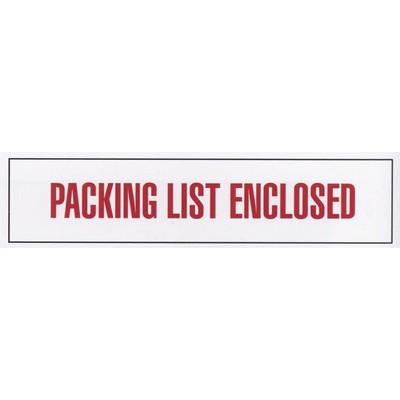 Stock Imprinted Polypro Tape 2" x 1000yds (Packing List Enclosed)