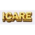 Stock Words and Phrases Lapel Pins (I Care)