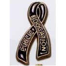 Stock Education Lapel Pins (Public Education Ribbon)