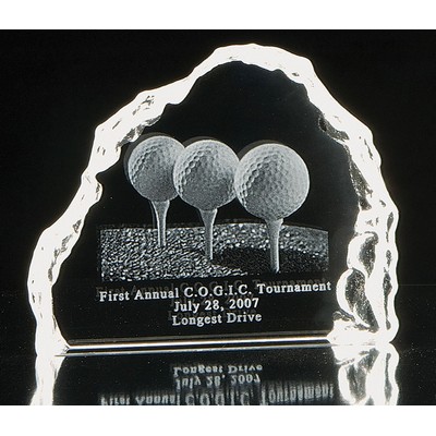 Iceberg Crystal Award (4 3/4"x4"x3/4")