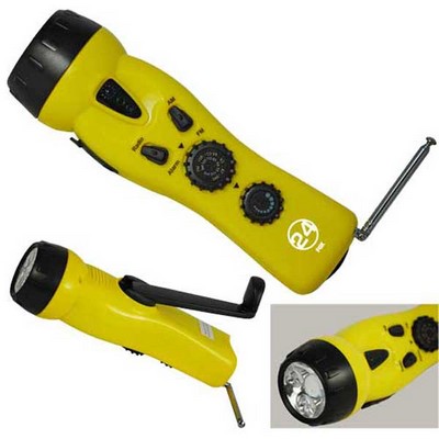 4-in-1 Emergency Dynamo Radio/Flashlight