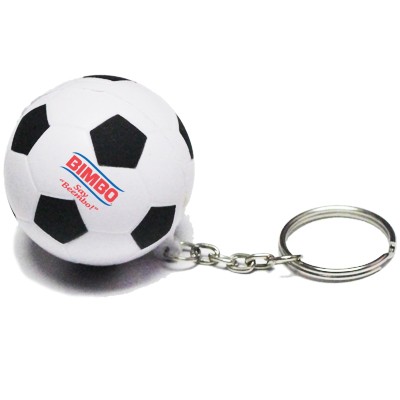 Soccer Ball Stress Reliever Keychain