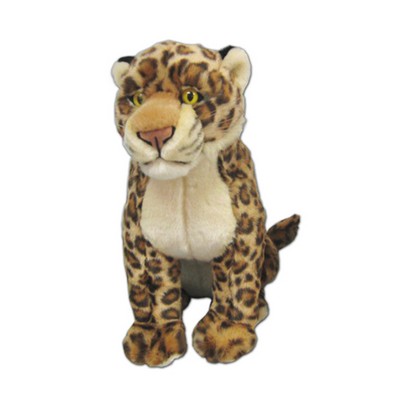 Custom Plush Sitting Leopard