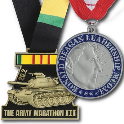 2-3/4" Custom Cast Single Sided 3-D Medal