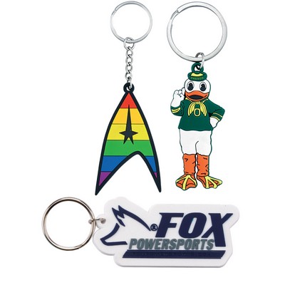 2 1/2" PVC Key Chain