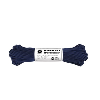 100' Midnight Blue 550 Lb. Type III Commercial Paracord