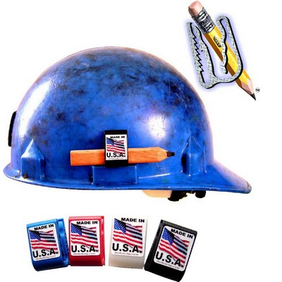 Hard Hat Adhesive Clip Pencil Holder Customized