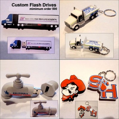 Custom Flash Drive - 256 MB Memory