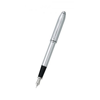 Townsend® Lustrous Chrome Medium Nib Fountain Pen