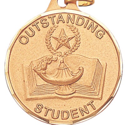 E Series Die Struck Academic Outstanding Student Medal