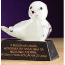 4.5" White Harp Seal Award