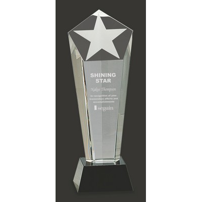 Star Power Crystal Star Tower Award M - 10 1/4'' H