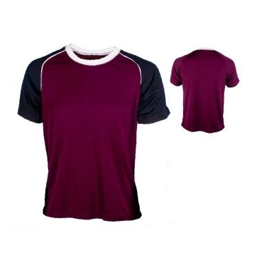 Adult Cool Mesh Soccer Jersey Shirt w/ Contrasting Sleeve & Piping