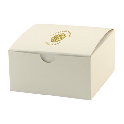 White Gloss Gift Box (4"x4"x2")