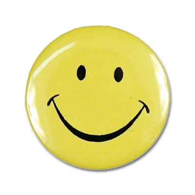 2¼" Stock Celluloid "Smiley Face" Button