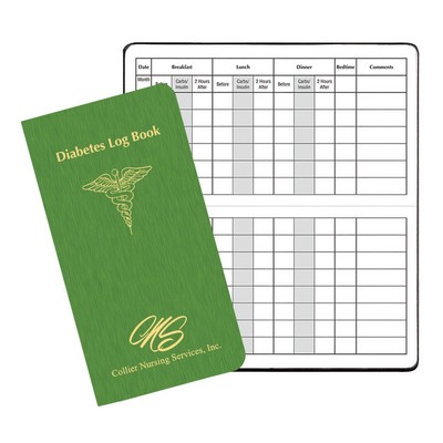 Diabetes Log Book w/ Shimmer Cover