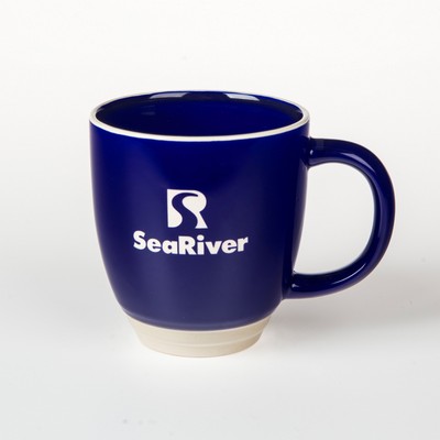 14 Oz. Individually Boxed Cobalt Blue Sunrise Ceramic Mug