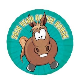 2014 Year of the Horse Promotional Strip Magnet (12 Square Inch)