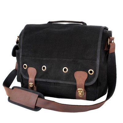 Vintage Black Trailblazer Laptop Bag