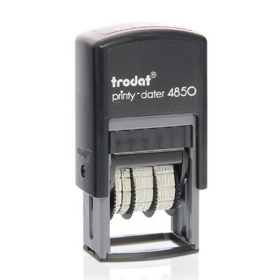 Ideal Stock ("Paid") Self-Inking Die Plate Dater Stamp