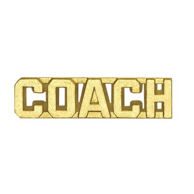 Coach Chenille Lapel Pin