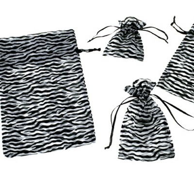 Zebra Organza Bag (4"x6")