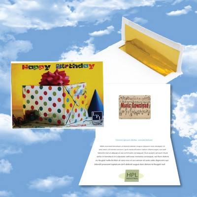 Cloud Nine Birthday Music Download Greeting Card / Happy Birthday & Party Time Albums