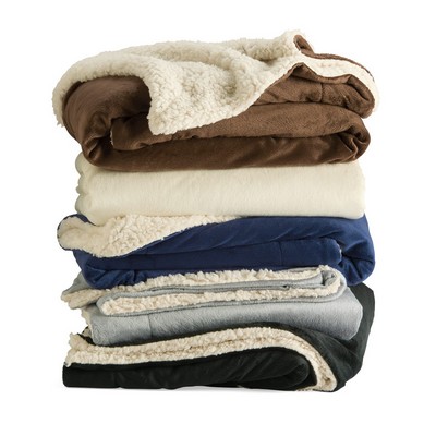 Alpine Fleece Micro Mink Sherpa Blanket