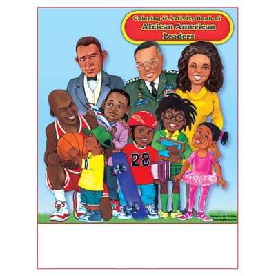 African American Leaders Imprintable Coloring and Activity Book