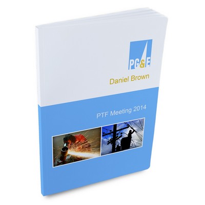 Softcover Perfect Bound Journals w/ Soft Touch Finish 50 Sheet, 100 Page (7.25"x10")