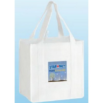 Heavy Duty Grocery Bag w/ Poly Board Insert & 3D Color Evolution (13"x10"x1