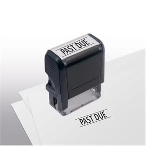 Self-Inking Stock Stamp (Past Due)