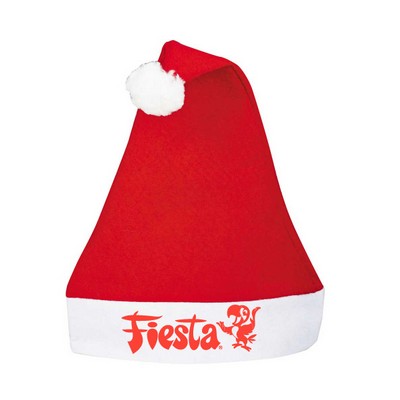 Red Felt Christmas Economy Santa Claus Non-woven Adult Hat