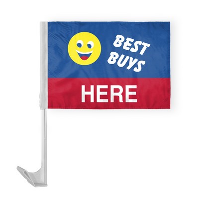 Best Buys Here Car Flags 12x16 inch