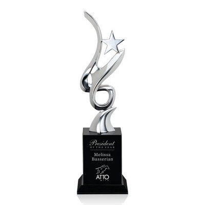 Lorita Star Award - Silver/Black 12½"