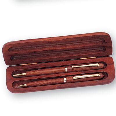 Wood Pen & Pencil Boxed Set