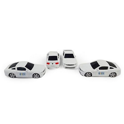 3" 1:64 Scale Die Cast Metal White Ford® Mustang GT Full Color Graphics (Both Sides)