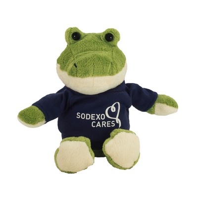 6" Lil' Alligator Stuffed Animal w/T-Shirt & One Color Imprint